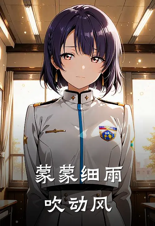 蒙蒙细雨吹动风