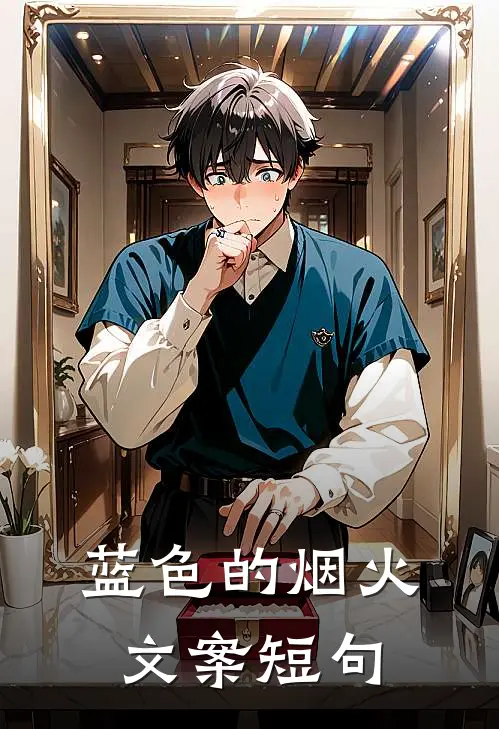 蓝色的烟火文案短句