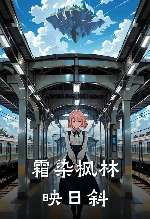 霜染枫林映日斜